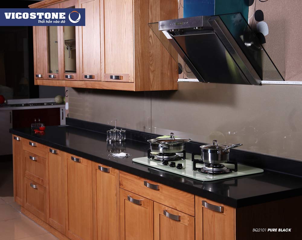 Mẫu đá VICOSTONE PURE BLACK BQ2101