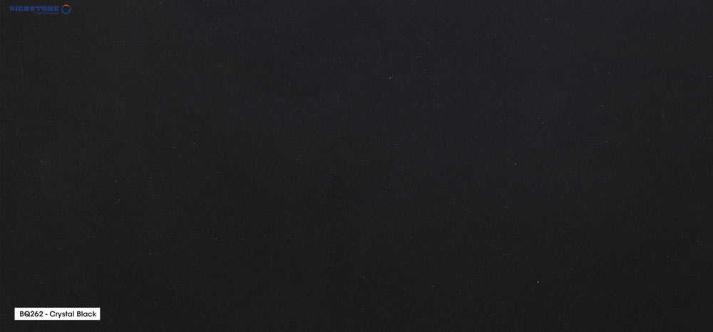 Mẫu bàn ăn đá VICOSTONE CRYSTAL BLACK BQ262