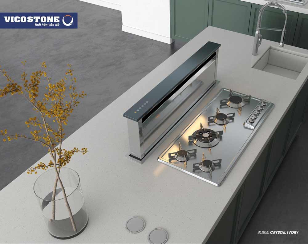 Mẫu đá VICOSTONE CTYSTAL IVORY BQ850