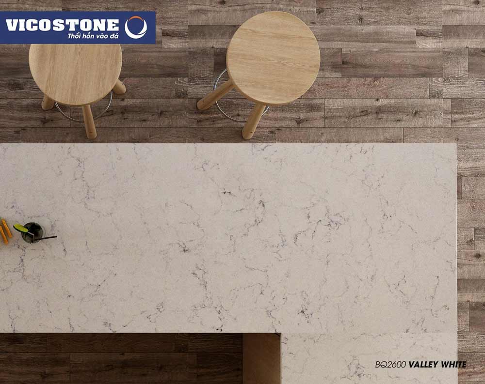 Mẫu đá VICOSTONE VALLEY WHITE BQ2600